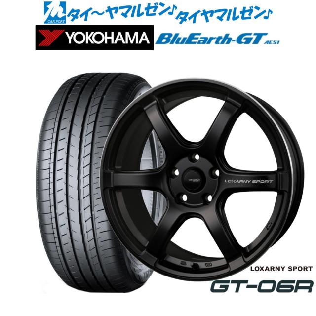 BADX ロクサーニスポーツ GT-06R 17インチ 7.5J ヨコハマ BluEarth