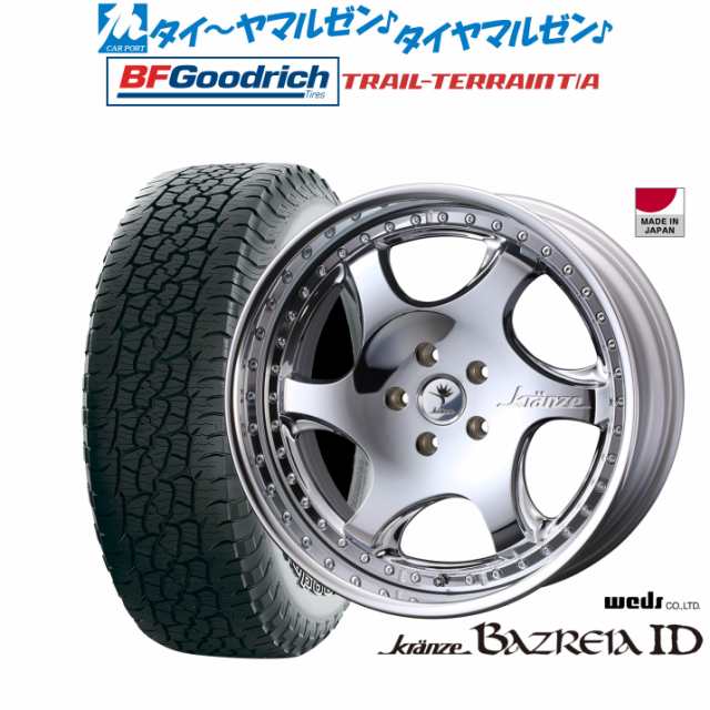 ウェッズ クレンツェ バズレイア ID 19インチ 8.5J グッドリッチ トレールテレーン T/A 235/55R19 サマータイヤ ホイール4本セットの通販は