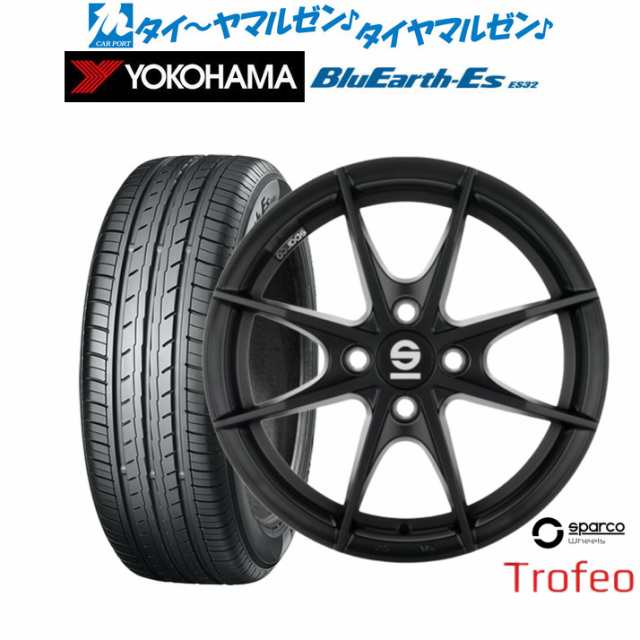 OZ スパルコ sparco TROFEO(トロフェオ) 15インチ 6.0J ヨコハマ BluEarth-ES ブルーアースイーエス ES32 185/65R15 サマータイヤ ホイー