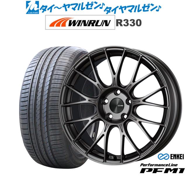 エンケイ PFM1 19インチ 8.0J WINRUN ウインラン R330 245/40R19 サマータイヤ ホイール4本セット