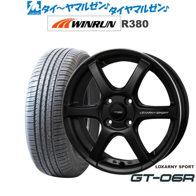 BADX ロクサーニスポーツ GT-06R 15インチ 5.5J WINRUN ウインラン R380 195/65R15 サマータイヤ ホイール4本セット