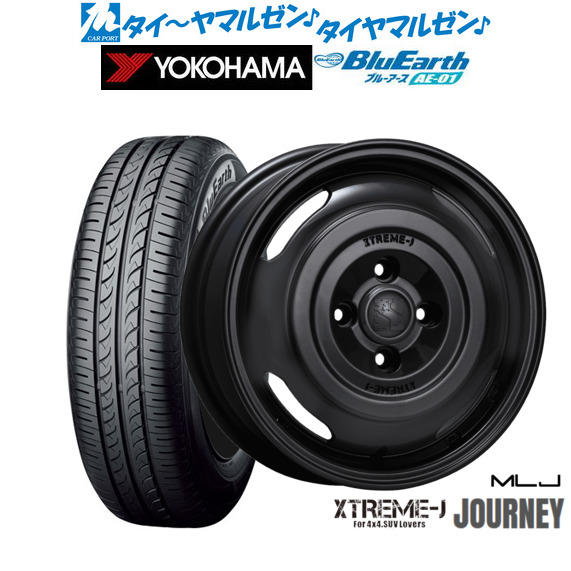 MLJ エクストリーム ジャーニー 14インチ 4.5J ヨコハマ BluEarth ブルーアース (AE-01) 155/65R14 サマータイヤ ホイール4本セットの通販は