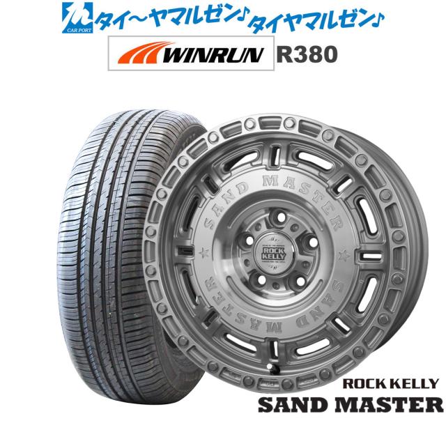BADX ロックケリー ROCK KELLY SAND MASTER(サンドマスター) 16インチ 7.0J WINRUN ウインラン R380 215/60R16 サマータイヤ ホイール4本セット