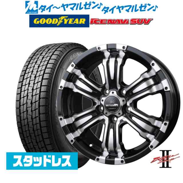 【2024年製】BADX ロクサーニ バトルシップII(5-114) 16インチ 7.0J グッドイヤー ICE NAVI アイスナビ SUV 215/65R16 スタッドレスタイ