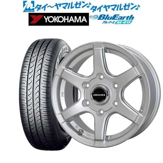 ホットスタッフ バイソン BN-04 14インチ 5.0J ヨコハマ BluEarth 