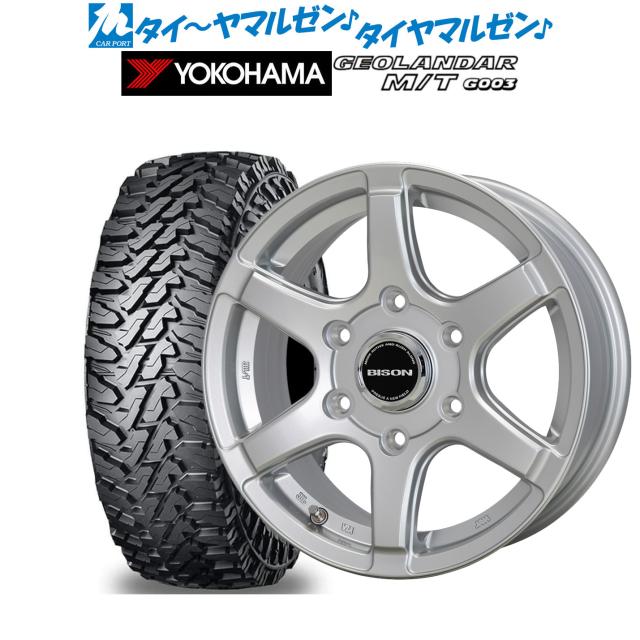 ホットスタッフ バイソン BN-04 16インチ 5.5J ヨコハマ GEOLANDAR ジオランダー MT (G003) 175/80R16 オフロードタイヤ ホイール4本セット