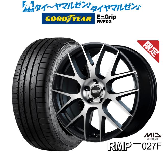 数量限定】MID RMP 027F 17インチ 7.0J グッドイヤー エフィ
