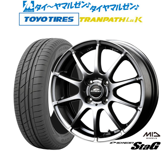 MID シュナイダー スタッグ 14インチ 4.5J トーヨータイヤ トランパス TRANPATH LuK  155/65R14 サマータイヤ ホイール4本セットの通販は