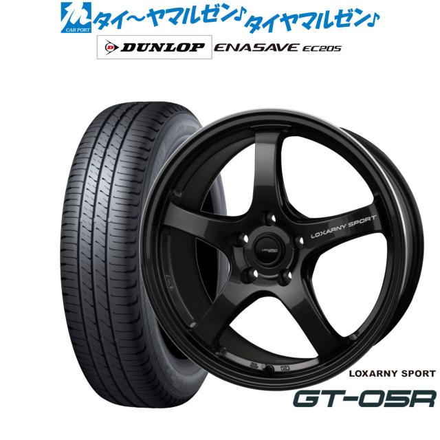 BADX ロクサーニスポーツ GT-05R 17インチ 7.5J ダンロップ ENASAVE 