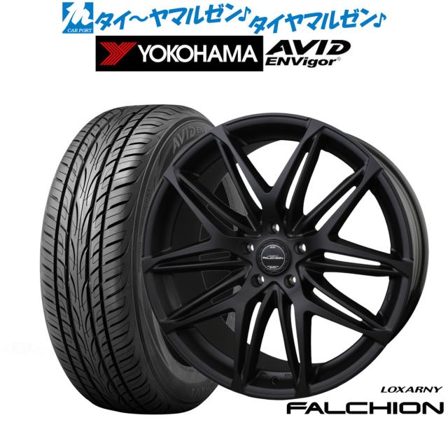 ロクサーニファルシオン19インチ4本 BADX ロクサーニ ファルシオン Black Edition 19インチ 7.5J ヨコハマ