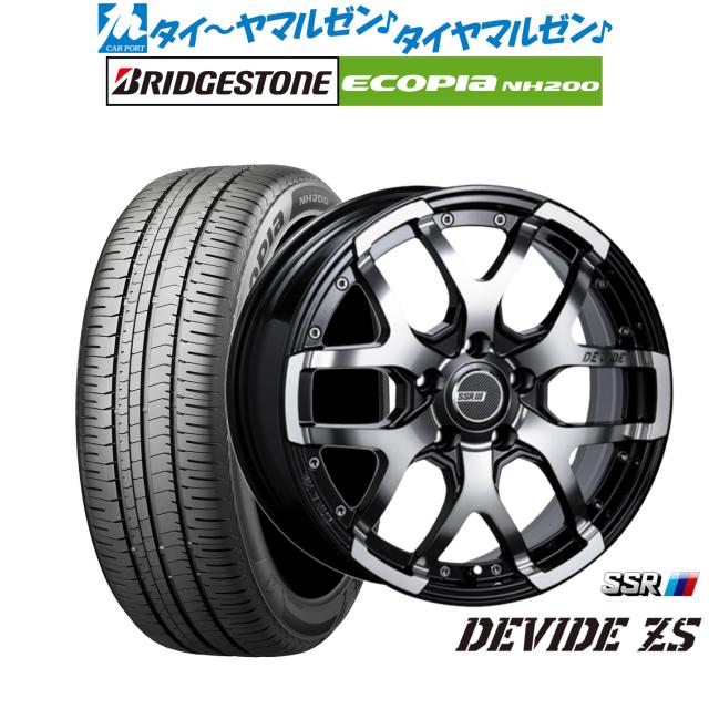 タナベ SSR ディバイド ZS 17インチ 7.0J ブリヂストン ECOPIA エコピア NH200 215/55R17 サマータイヤ ホイール4本セット