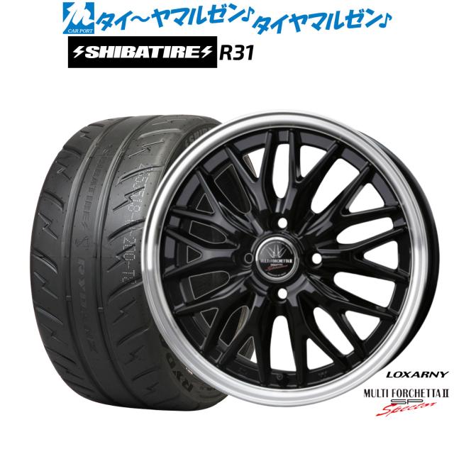 BADX ロクサーニ マルチフォルケッタ2 SP-SPECTOR 15インチ 4.5J 