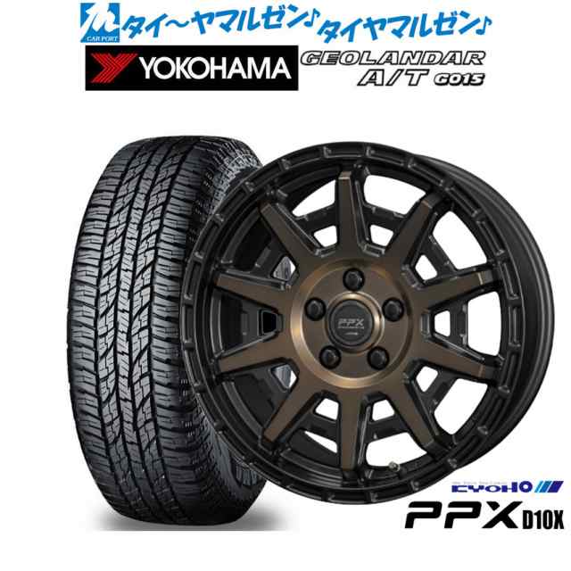 KYOHO PPX D10X 16インチ 7.0J ヨコハマ GEOLANDAR ジオランダー A/T(G015) 215/60R16 サマータイヤ ホイール4本セットの通販は