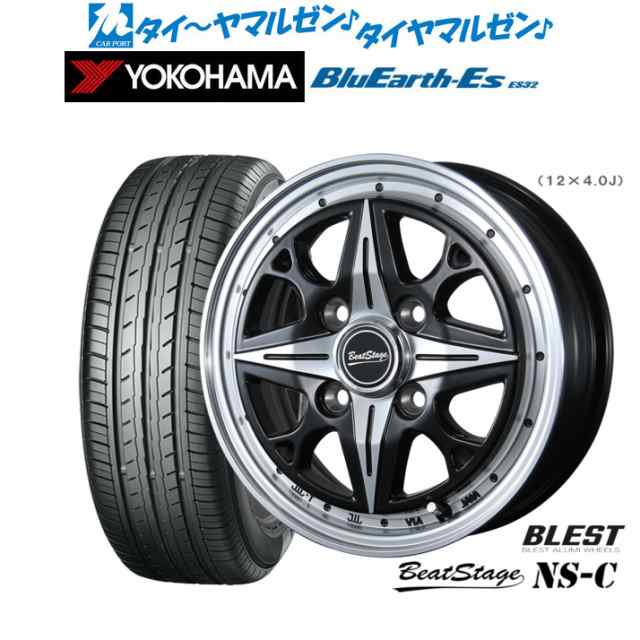 ニューレイトン ビートステージ NS-C 14インチ 4.5J ヨコハマ BluEarth-ES ブルーアースイーエス ES32 155/55R14 サマータイヤ ホイール4