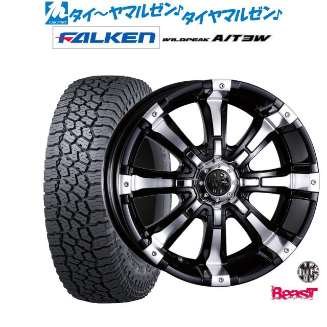 クリムソン MG ビースト 16インチ 5.5J ファルケン ワイルドピーク A/T 3W 225/75R16 サマータイヤ ホイール4本セット
