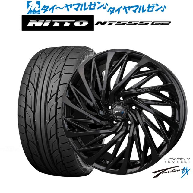 BADX ロクサーニ テンペストタービンVX Black Edition 18インチ 7.5J 