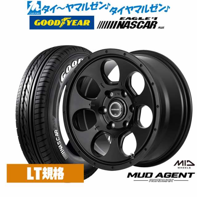 MID ロードマックス マッドエージェント 16インチ 6.5J グッドイヤー EAGLE イーグル #1 NASCAR PLUS (ナスカープラス) 215/65R16 サマー