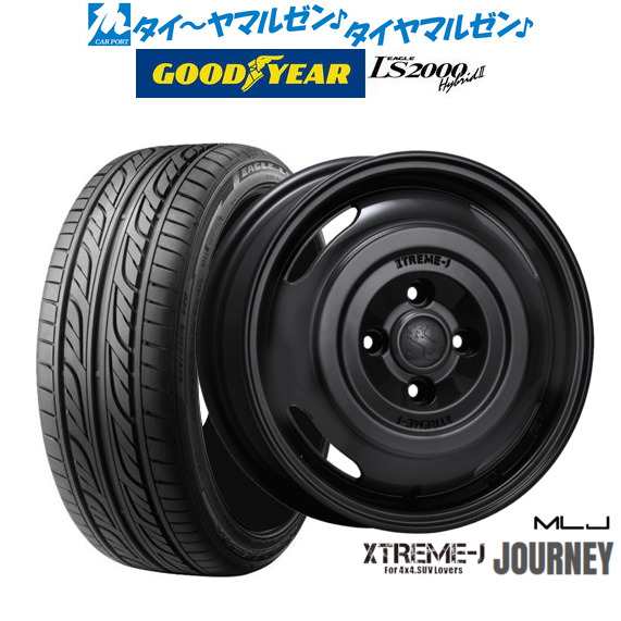 MLJ エクストリーム ジャーニー 14インチ 4.5J グッドイヤー イーグル LS2000 ハイブリッド2(HB2) 165/55R14 サマータイヤ ホイール4本セットの通販は