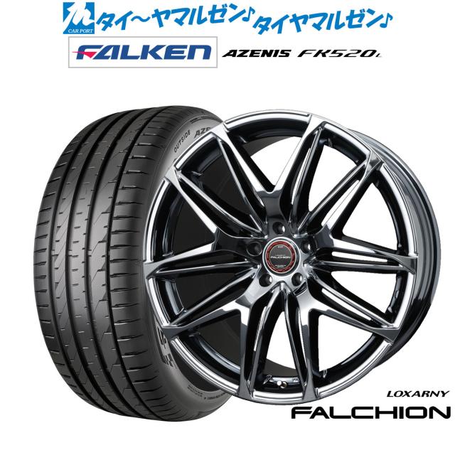 BADX ロクサーニ ファルシオン 19インチ 8.0J ファルケン AZENIS アゼニス FK520L 235/35R19 サマータイヤ ホイール4本セット