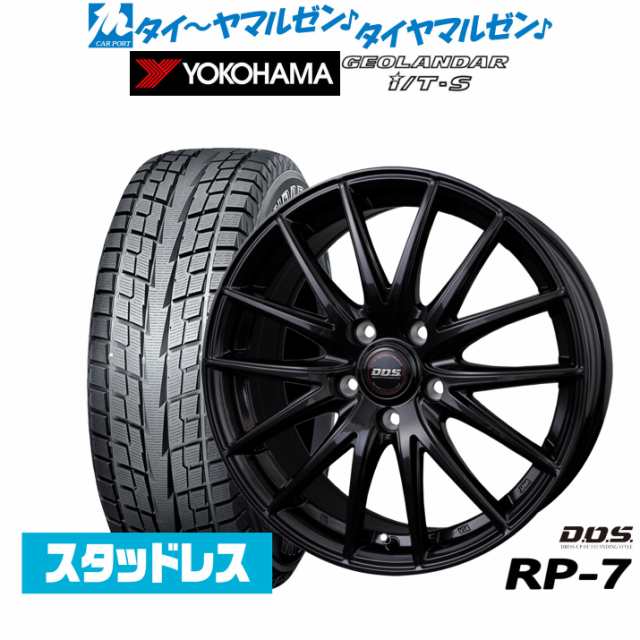 BADX DOS(DOS) RP-7 16インチ 6.5J ヨコハマ GEOLANDAR ジオランダー I/T-S G073 215/65R16 スタッドレスタイヤ ホイール4本セット