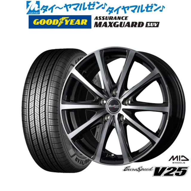 MID ユーロスピード V25 17インチ 7.0J グッドイヤー ASSURANCE