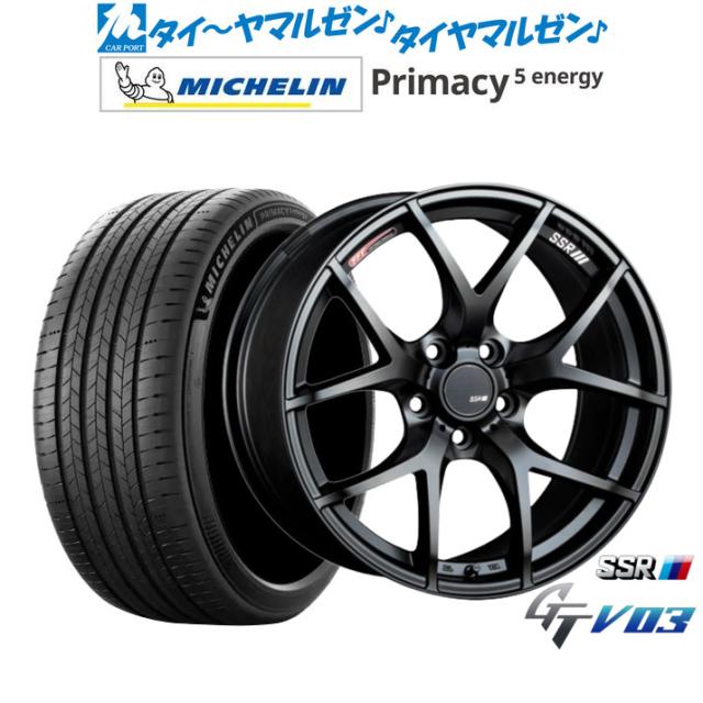 タナベ SSR GT V03 18インチ 7.5J ミシュラン プライマシー プライマシー5 energy 215/50R18 サマータイヤ ホイール4本セット