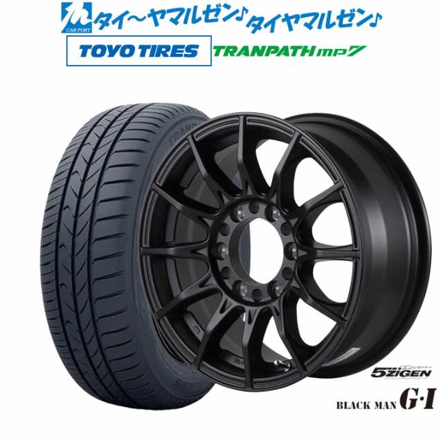 5ZIGEN ゴジゲン ブラックマン ジーアイ 16インチ 6.5J トーヨータイヤ トランパス mp7 215/65R16 サマータイヤ ホイール4本セット