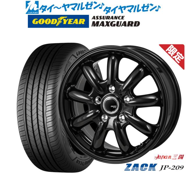 JAPAN三陽 ZACK JP-209 17インチ 7.0J グッドイヤー ASSURANCE