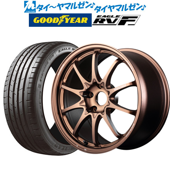 レイズ ボルクレーシング CE28 N-plus 18インチ 8.0J グッドイヤー イーグル RV-F(RVF) 235/50R18 サマータイヤ ホイール4本セットの通販は