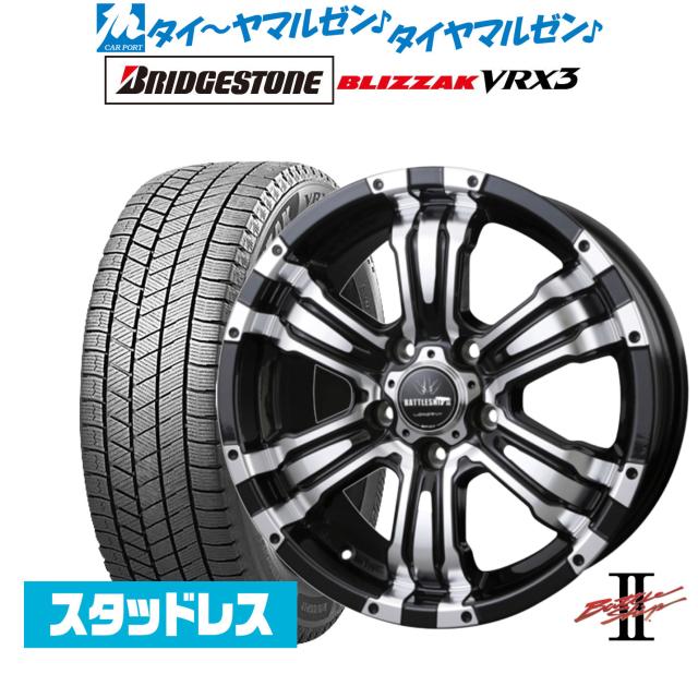 BATTLESHIP　16インチホイール4本セット ロクサーニ　6.5J　6H　PCD139.7　OFF35　坂戸 ロクサーニバドックスアルミタイヤセット LOXARNY BATTLESHIP