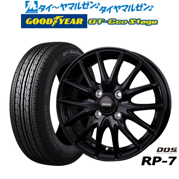 BADX D,O,S(DOS) RP-7 15インチ 4.5J グッドイヤー GT-エコ ステージ 165/