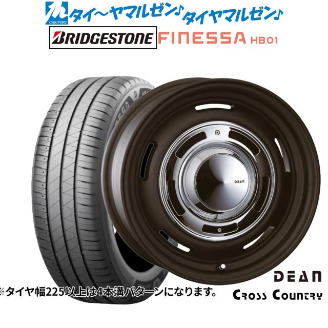 クリムソン ディーン クロスカントリー 16インチ 6.0J ブリヂストン FINESSA フィネッサ HB01 205/60R16 サマータイヤ ホイール4本セット
