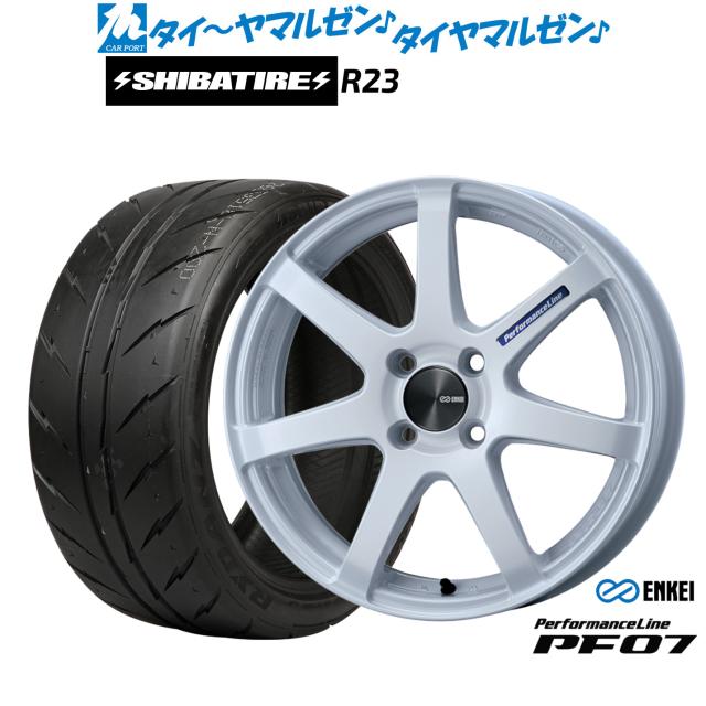 エンケイ PF07 15インチ 5.0J SHIBATIRE シバタイヤ 280Z (R23) 165/50R15 サマータイヤ ホイール4本セット