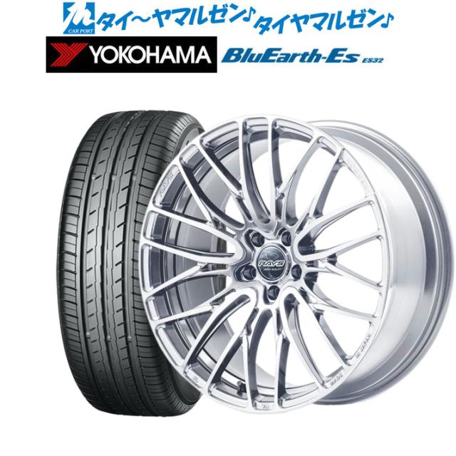 レイズ HOMURA ホムラ 2×10 BD 18インチ 7.5J ヨコハマ BluEarth-ES ブルーアースイーエス ES32 215/40R18 サマータイヤ ホイール4本セット