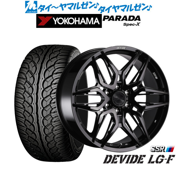 タナベ SSR ディバイド LG-F 20インチ 9.0J ヨコハマ PARADA パラダ Spec-X 275/55R20 サマータイヤ ホイール4本セット