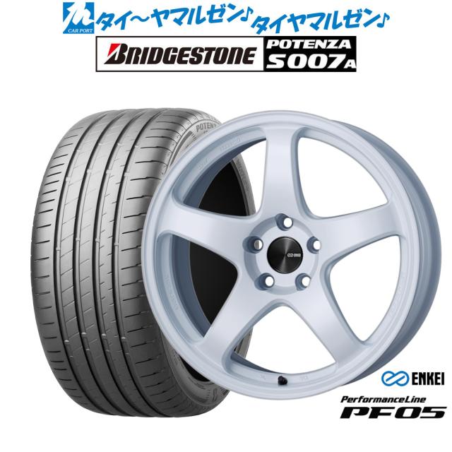 エンケイ PF05 19インチ 8.0J ブリヂストン POTENZA ポテンザ S007A 245/40R19 サマータイヤ ホイール4本セット