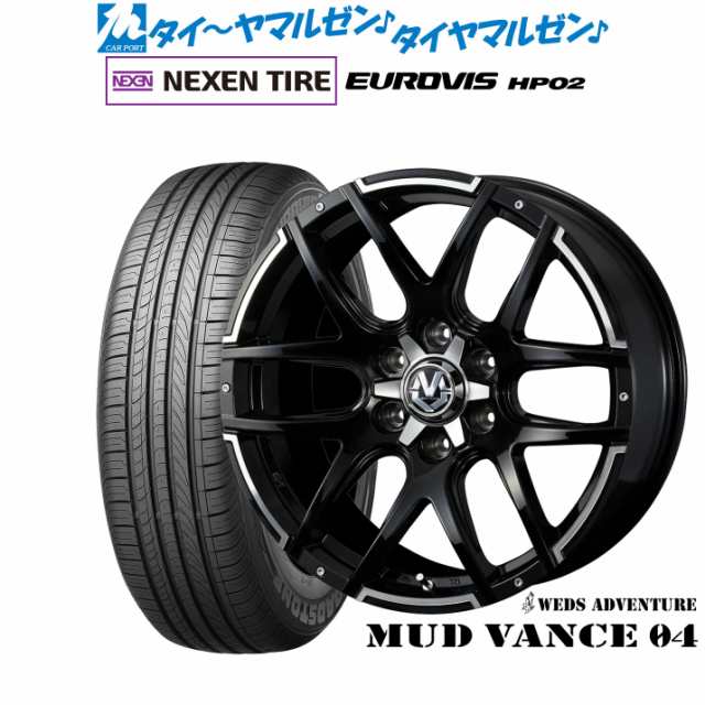 ウェッズ アドベンチャー マッドヴァンス 04 16インチ 6.5J NEXEN ネクセン ロードストーン ユーロビズ HP02 215/65R16 サマータイヤ ホ