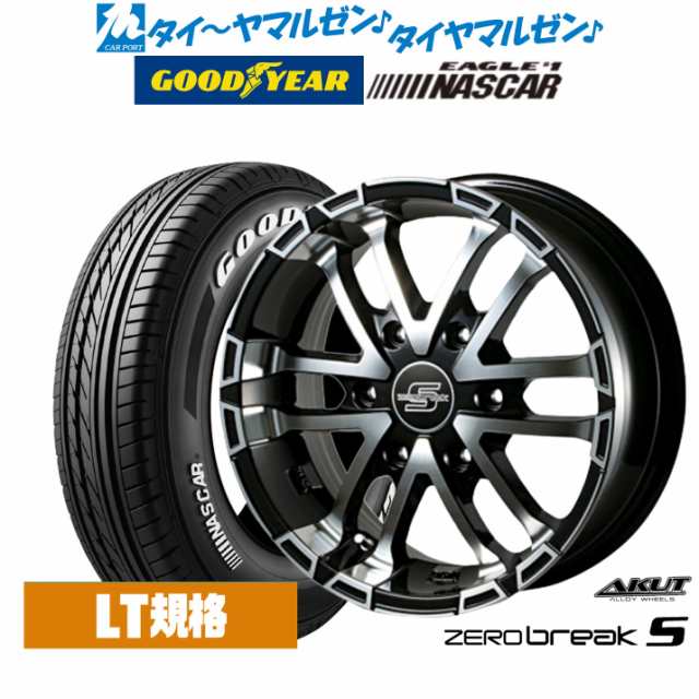 アクト AKUT ゼロブレイクS 16インチ 6.5J グッドイヤー EAGLE イーグル #1 NASCAR (ナスカー) 215/65R16 サマータイヤ ホイール4本セッ