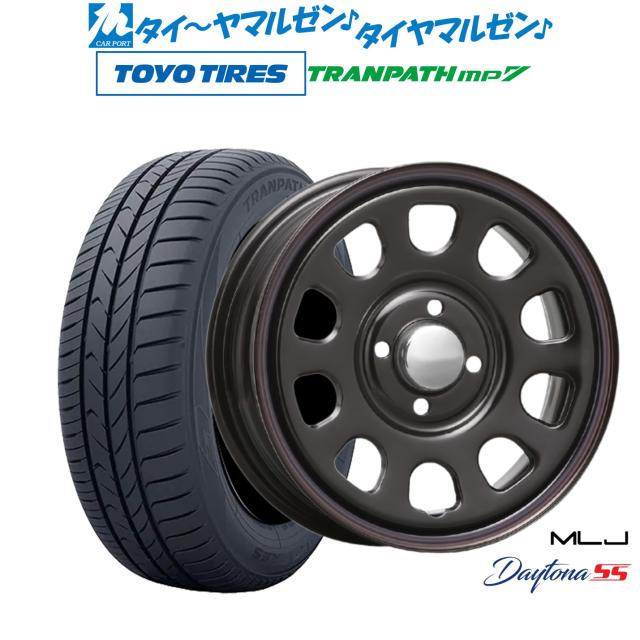 MLJ デイトナ SS 14インチ 5.0J トーヨータイヤ トランパス TRANPATH mp7  165/65R14 サマータイヤ ホイール4本セットの通販は 44,200円