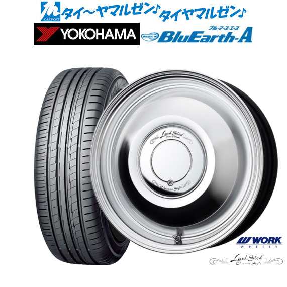 ワーク レッドスレッド カットクリア(CP) 14インチ 4.5J ヨコハマ BluEarth ブルーアース A (AE50) 165/70R14 81H  サマータイヤ ホイール4本セットの通販は