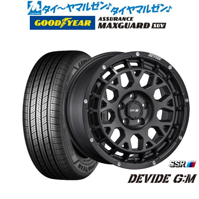 タナベ SSR ディバイド G:M 16インチ 7.0J グッドイヤー ASSURANCE アシュアランス MAXGUARD SUV 215/70R16 サマータイヤ ホイール4本セット