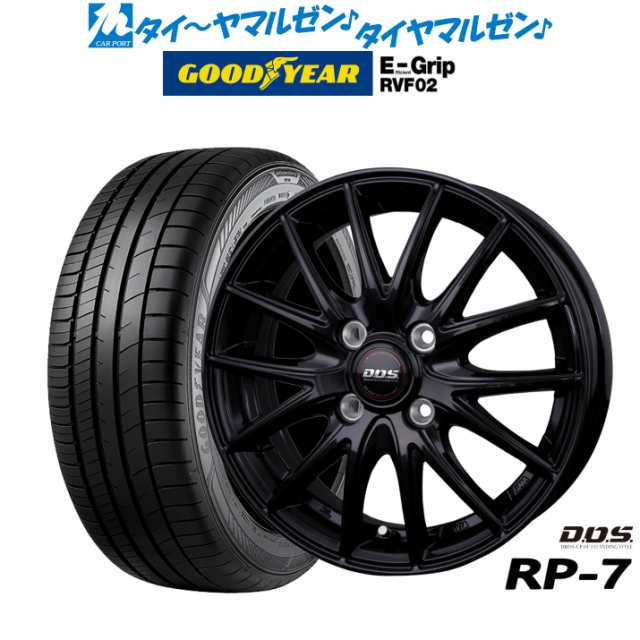 BADX DOS(DOS) RP-7 16インチ 6.0J グッドイヤー エフィシエント グリップ RVF02 195/60R16 サマータイヤ ホイール4本セット