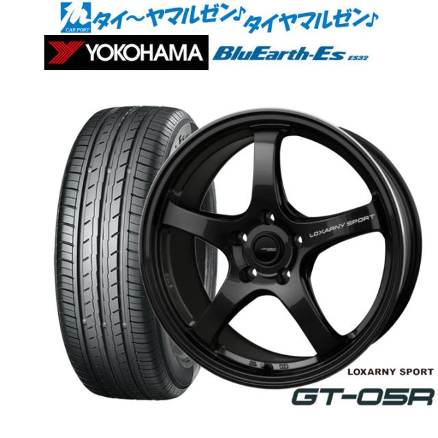 BADX ロクサーニスポーツ GT-05R 17インチ 7.5J ヨコハマ BluEarth-ES