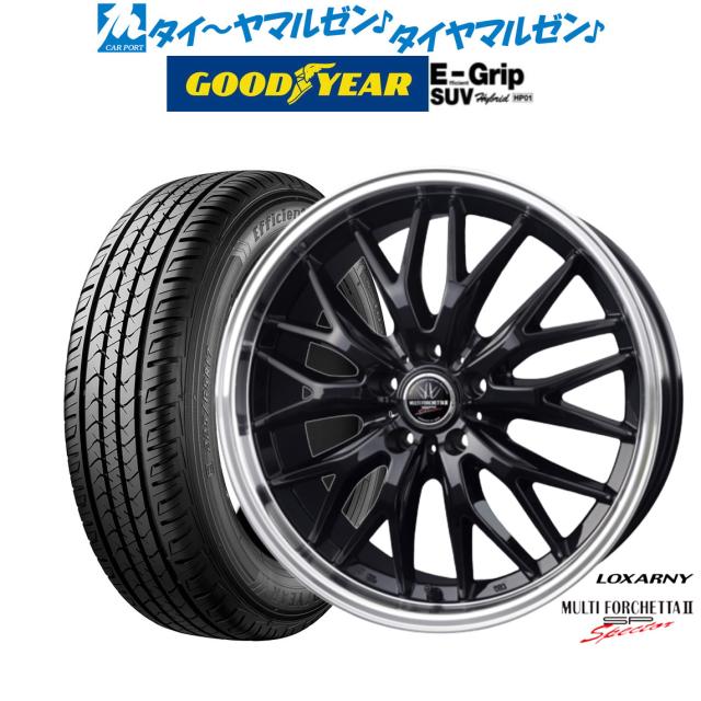 BADX ロクサーニ マルチフォルケッタ２ SP-SPECTOR 20インチ 8.5J グッドイヤー エフィシエント グリップ SUV HP01 235/55R20 サマータイヤ ホイール4本セット