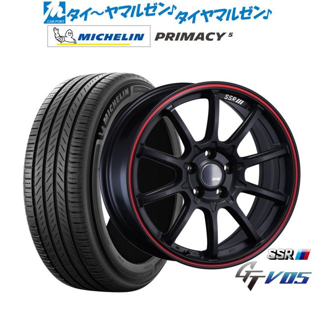 タナベ SSR GT V05 18インチ 7.5J ミシュラン プライマシー プライマシー5 235/65R18 サマータイヤ ホイール4本セット