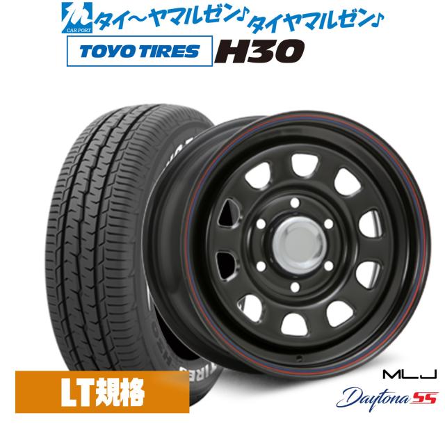 本 MLJ デイトナ SS 15インチ 6.5J トーヨータイヤ TOYO H30 195
