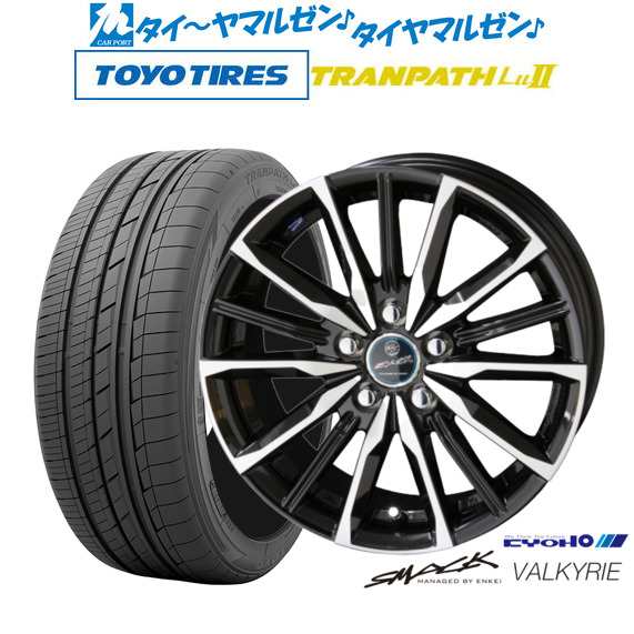 KYOHO スマック プライム ヴァルキリー サファイアブラック×ポリッシュ 18インチ 8.0J トーヨータイヤ トランパス Lu2 225/55R18 98V