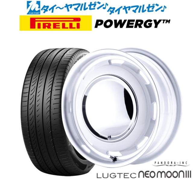 パンドラ ラグテック ネオムーン3 15インチ 5.0J ピレリ POWERGY (パワジー) 165/55R15 サマータイヤ ホイール4本セット
