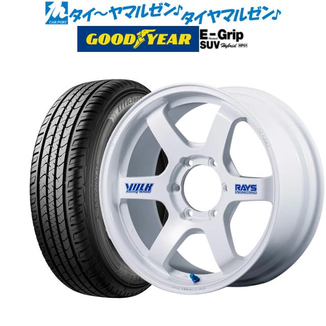 レイズ ボルクレーシング TE37 SB 30TH STICKER Ver. 18インチ 8.5J グッドイヤー エフィシエント グリップ SUV HP01 275/60R18 サマータイヤ ホイール4本セット 189,200円