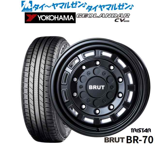 トライスター BRUT BR-70 16インチ 6.5J ヨコハマ GEOLANDAR ジオランダー CV (G058) 235/60R16  サマータイヤ ホイール4本セットの通販はau PAY マーケット - カーポートマルゼン | au PAY マーケット－通販サイト